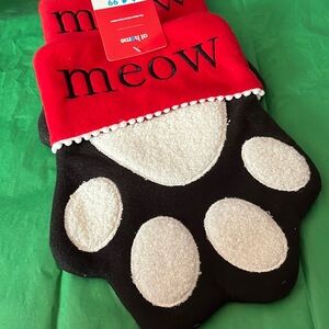 2 cat Christmas 🎄 stockings. NWT